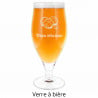 verre à bière papa pétanque gravé
