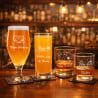 Verres pour fêtes des pères et papys personnalisés