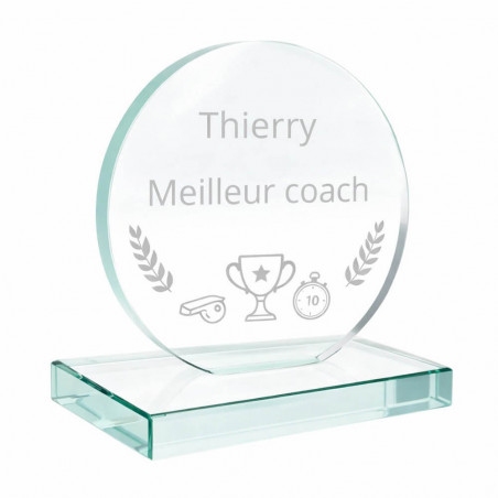 Trophée Coach à graver