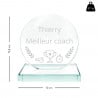 Dimension Trophée Coach à graver