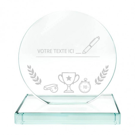 cadeau de fin d'année coach trophé personnalisé