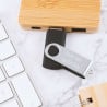 Clé USB noir twister personnalisée