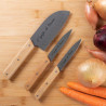 Set de 3 couteaux de cuisine personnalisée
