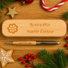 Coffret stylo bille bois personnalisé