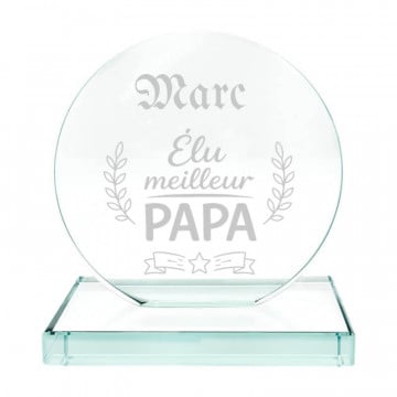 Trophée meilleur papa personnalisé | Cadeau fête des pères