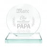 Trophée meilleur papa personnalisé
