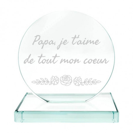 Cadre meilleur papa personnalisé