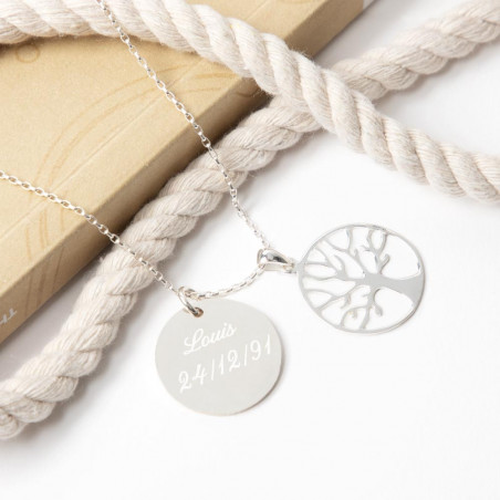 Collier arbre de vie personnalisé