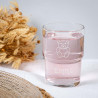 Verre à eau gravé
