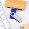 Clef USB bleu personnalisée