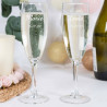 Duo de flûtes à champagnes personnalisables