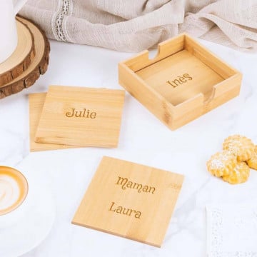 Sous verre bois personnalisable
