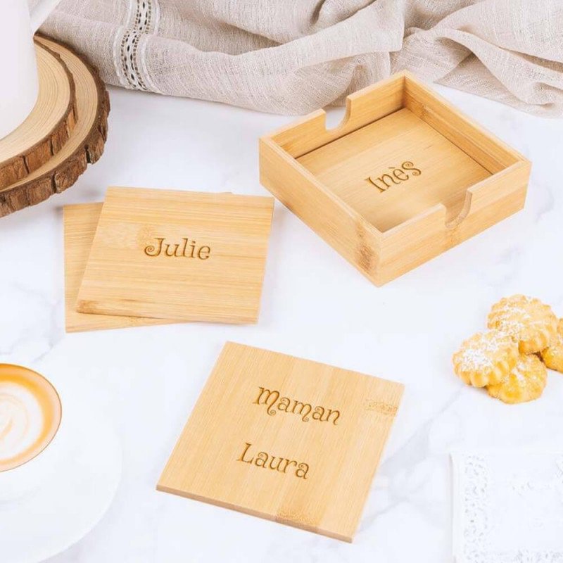 Sous verre bois personnalisable