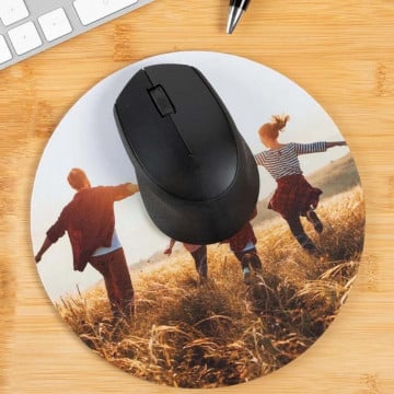 Tapis de souris personnalisé rond