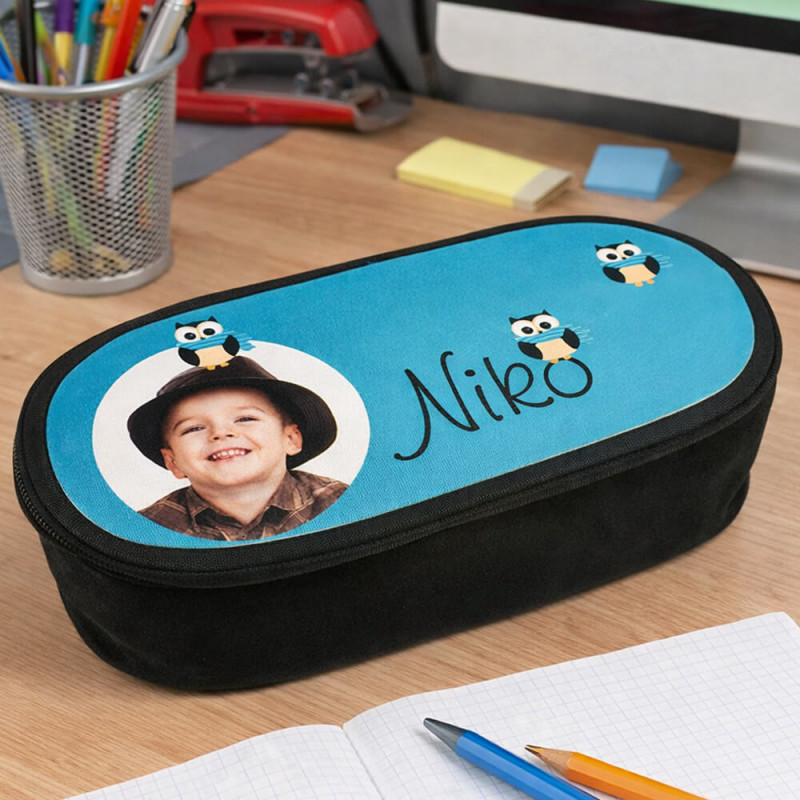 Trousse ovale personnalisée photo
