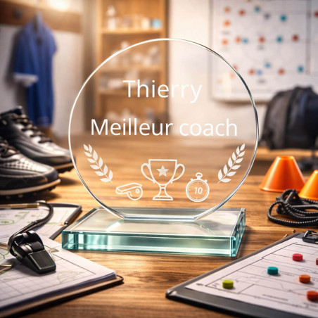 Trophée Coach gravé