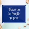 Plaque de rue personnalisée texte