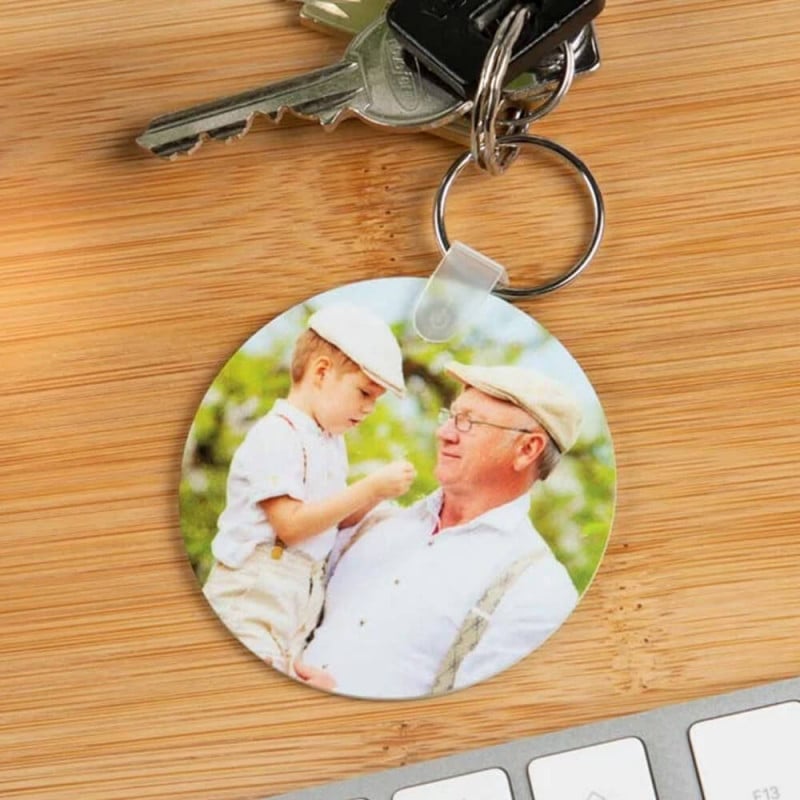 Porte clef rond personnalisé