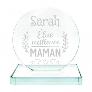 Trophée meilleure maman personnalisé | Cadeau pour la fête des mères