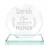Trophée meilleure maman gravé