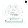 Trophée meilleure maman personnalisé