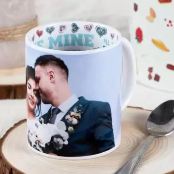 Mug personnalisé photo amour