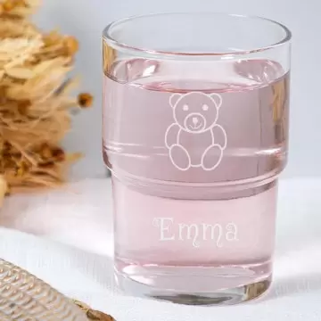 Verre à eau personnalisable