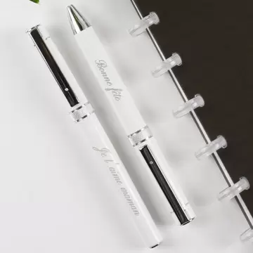 Parure stylo roller et bille gravés