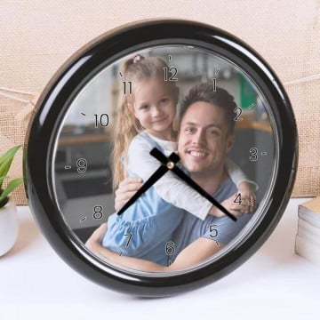 Horloge ronde personnalisée