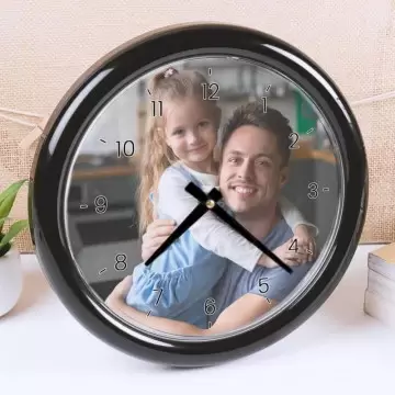 Horloge ronde personnalisée