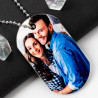 Collier dog tag personnalisé
