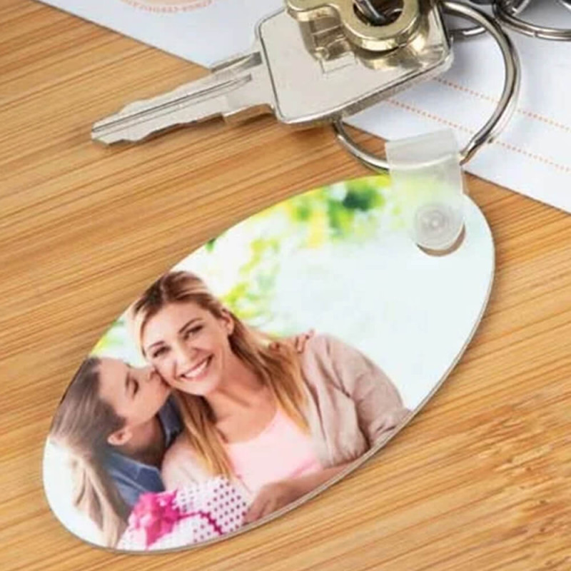 Porte clé ovale personnalisé