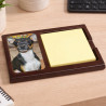 Support Post It bois personnalisé photo