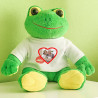 Peluche grenouille personnalisée