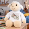 Peluche agneau personnalisable photo