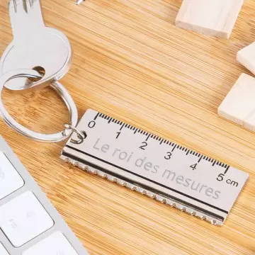 Porte clef règle personnalisé