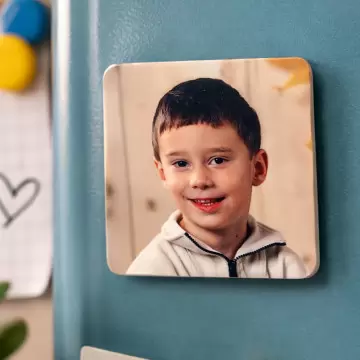 magnet carré personnalisé