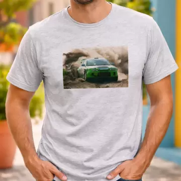 Tee shirt gris personnalisé