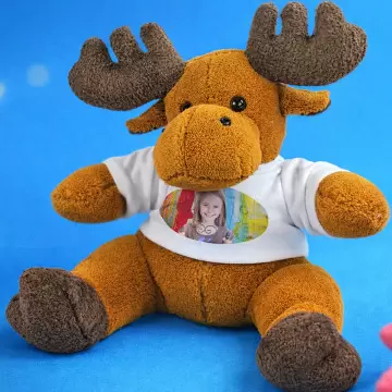 Peluche élan personnalisée