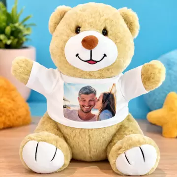 Ours en peluche personnalisé photo
