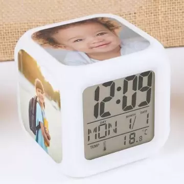 Horloge réveil personnalisé