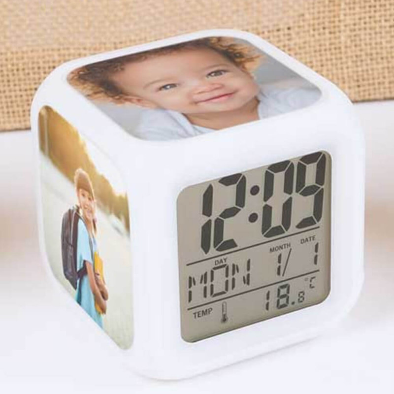 Horloge réveil personnalisé