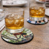 Sous verre souple rond personnalisé