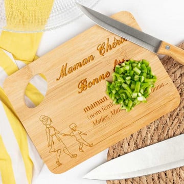 Petite planche de cuisine maman personnalisable