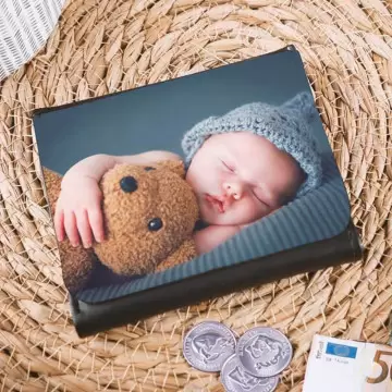 Portefeuille mini cuir personnalisé