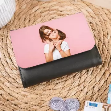 Portefeuille cuir personnalisé photo