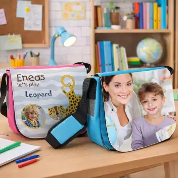 Sac bandoulière enfant rose ou bleu photo