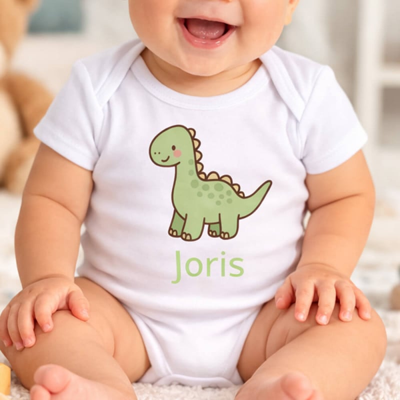 Body bébé manche courte dinosaure