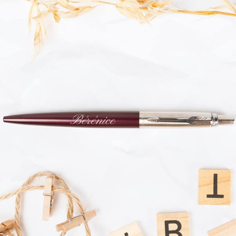 Stylo Parker Jotter violet personnalisé
