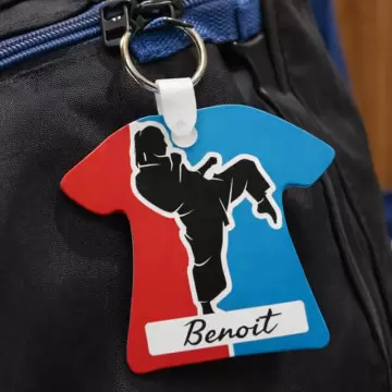 Porte clé tee-shirt personnalisé